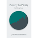 Poverty In Plenty - The Ethics of Income: With an Introductory Chapter From Problems of Poverty