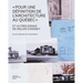 "Pour une définition de l'architecture au Québec" et autres essais de Melvin Charney