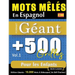 Mots Mêlés En Espagnol Format Géant: 500 Grilles Pour Les Enfants - Vol.1 - Delta Classics - Édition Géante - 10.000 Mots À Débusquer, Le Défi Ultime