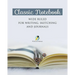 Classic Notebook Wide Ruled for Writing, Sketching and Journals