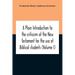 A Plain Introduction To The Criticism Of The New Testament For The Use Of Biblical Students (Volume I)
