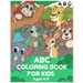 ABC COLORING BOOKS For Kids Ages 4-8: Alphabet Coloring Book Activity For Kids