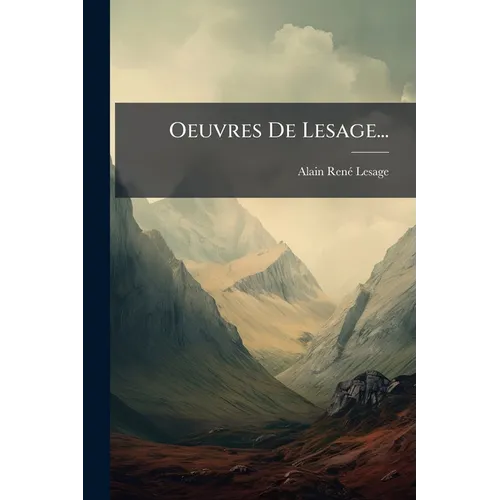 Oeuvres De Lesage...