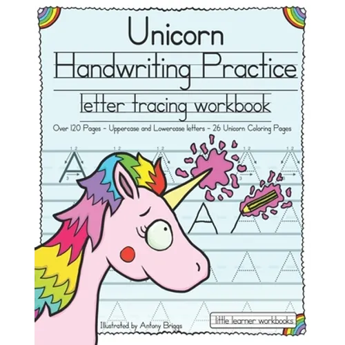 Unicorn Handwriting Practice: Letter Tracing Workbook