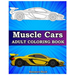 Muscle Cars: Adult coloring books, Classic Cars, Trucks, Planes Motorcycle and Bike (Dover History Coloring Book)