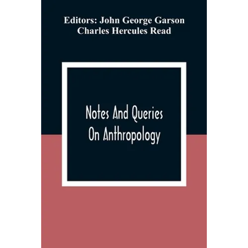 Notes And Queries; On Anthropology
