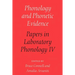 Phonology and Phonetic Evidence: Papers in Laboratory Phonology IV