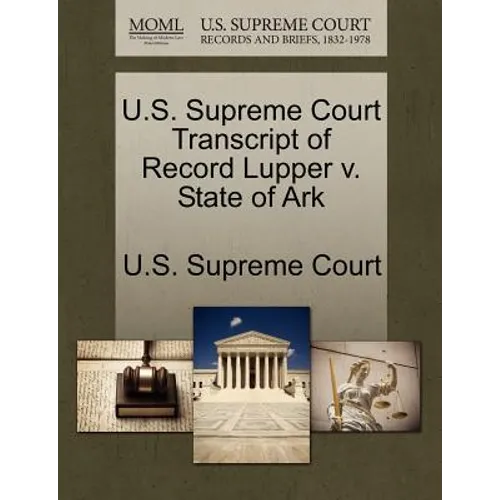 U.S. Supreme Court Transcript of Record Lupper V. State of Ark