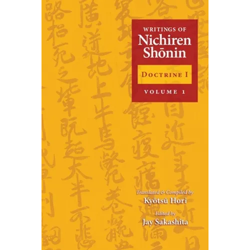 Writings of Nichiren Shonin Doctrine 1: Volume 1