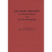 Ann Allen Shockley: An Annotated Primary and Secondary Bibliography