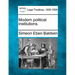 Modern Political Institutions.