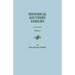 Historical Southern Families. in 23 Volumes. Volume I