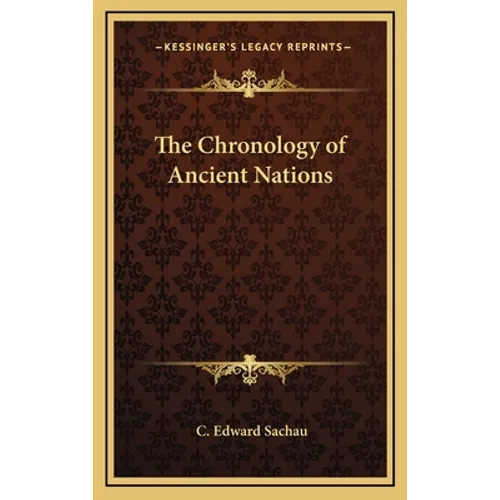 The Chronology of Ancient Nations