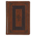 KJV Study Bible, Standard King James Version Holy Bible, Thumb Tabs, Ribbons, Faux Leather, Toffee/Burgundy Debossed