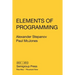 Elements of Programming
