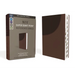 Niv, Super Giant Print Reference Bible (Font Size: 16.5-Point), Leathersoft, Brown, Red Letter, Thumb Indexed, Comfort Print
