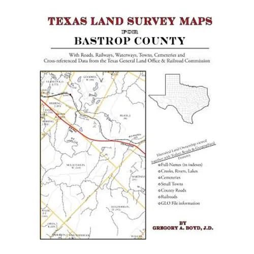 Texas Land Survey Maps for Bastrop County