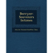 Berryer: Souvenirs Intimes