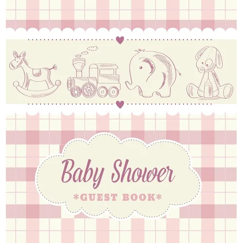 Baby Shower Guest Book for Boy: Retro-themed storybook illustration, Wishes for Baby and Advice for Parents, Personalized with Sign-in and Address Pag