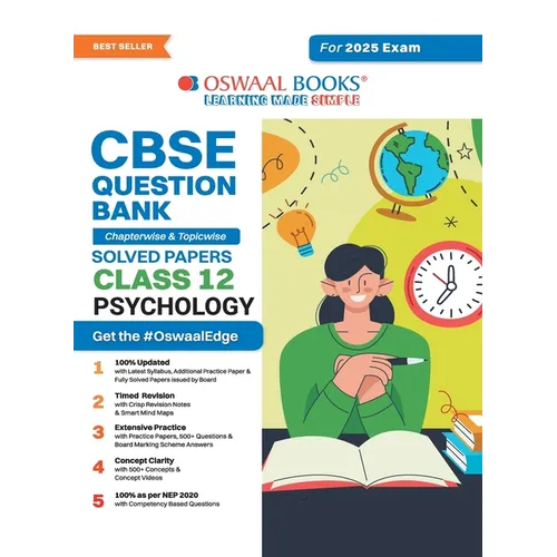 Oswaal CBSE Question Bank Class 12 Psychology, Chapterwise and Topicwise Solved Papers For Board Exams 2025