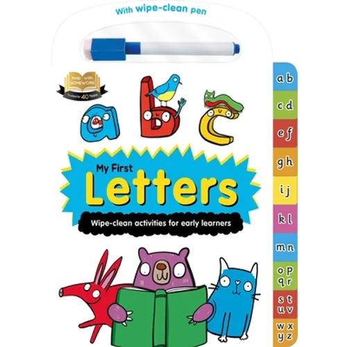 Help with Homework: My First Letters-Wipe-Clean Activities for Early Learners: For 2+ Year-Olds-Includes Wipe-Clean Pen