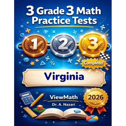 3 Virginia SOL Grade 3 Math Practice Tests: Full-Length Test Prep with Detailed Answer Explanations