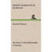 Jewish History: an essay in the philosophy of history