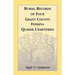 Burial Records of Four Grant County, Indiana, Quaker Cemeteries