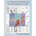 100 Inspirational Quotes and Floral Bookmarks to Color: Simple yet Fun Coloring for Adults and Kids