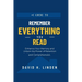 Remember Everything You Read: Enhance Your Memory, Unlock the Power of Retention and Comprehension