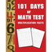 101 Day of Math test Multiplication Facts ( 100 Pages)