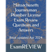 Massachusetts Journeyman Plumber License Exam Review Questions and Answers