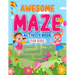 Awesome maze activity book for kids: Brainstorming alphabet and animal shape maze activity book for kids ages 4-8