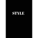 Style: Hardcover Black Decorative Book for Decorating Shelves, Coffee Tables, Desk, Bookcase, Living Room, Office, Home Accents