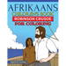 Afrikaans Children's Book: Robinson Crusoe for Coloring