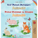 First Picture Dictionary - Animals (English Romanian Bilingual Children's Book)