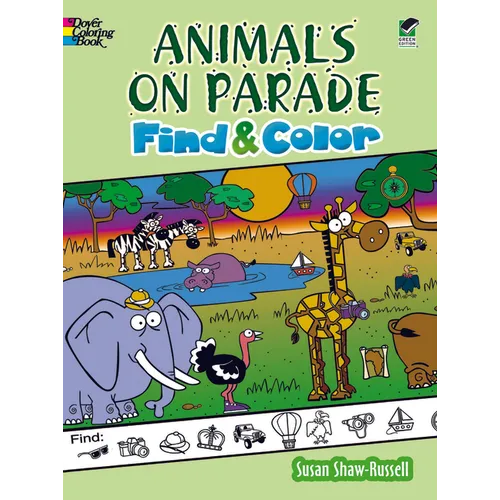 Animals on Parade Find and Color