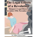 The Legal Effects of a Revolution: Hungary's Legal History: November 1956--November 1958