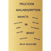 Fructose Malabsorption What's In What Large Print