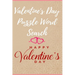 Valentine's Day puzzle Word Search Happy Valentine's Day