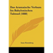 Das Aramaische Verbum Im Babylonischen Talmud (1888)