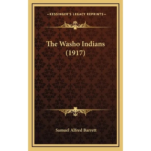 The Washo Indians (1917)