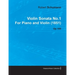 Violin Sonata No.1 by Robert Schumann for Piano and Violin (1851) Op.105