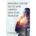 Management Leadership Qualities Within a Nonprofit Human Service Organization