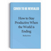 How to Stay Productive When the World Is Ending: Productivity, Burnout, and Why Everyone Needs to Relax More Except You