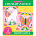 Mindfulness Large Print Color-By-Sticker Book