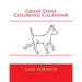 Great Dane Coloring Calendar