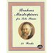 Brahms Masterpieces for Solo Piano: 38 Works