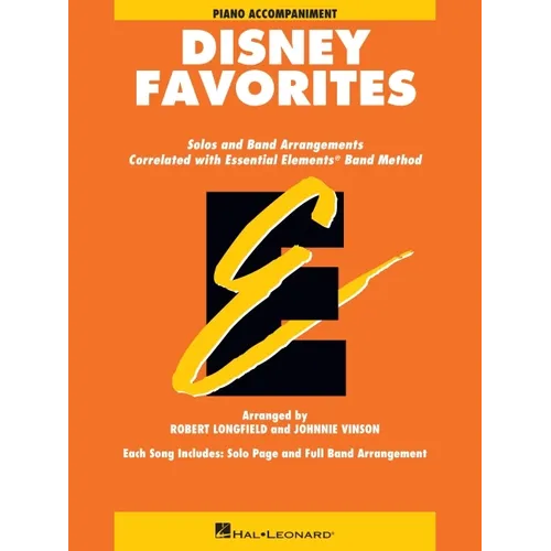 Essential Elements Disney Favorites for Piano Accompaniment