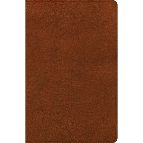 CSB Thinline Bible, Burnt Sienna Leathertouch